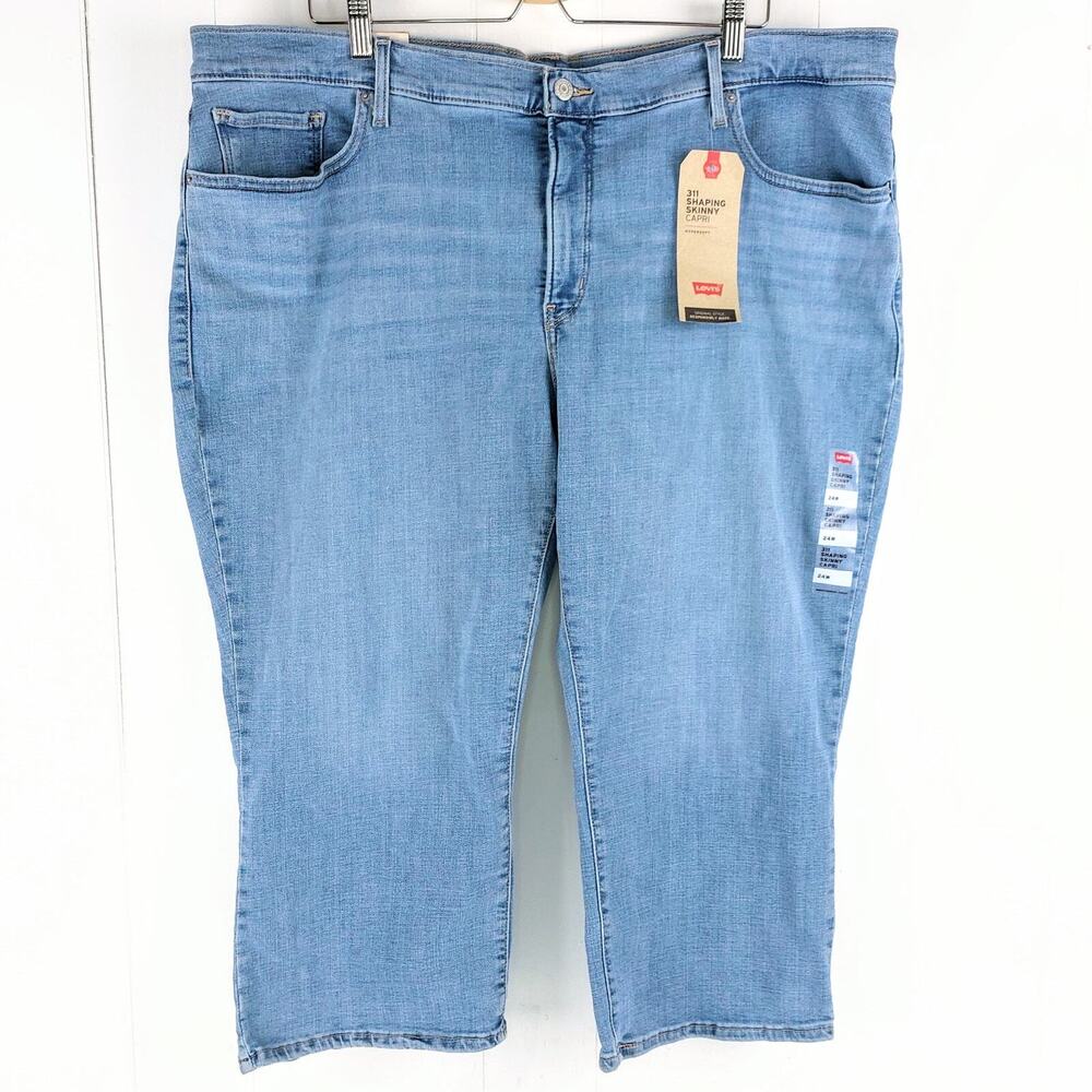 Levi's 311 Shaping Skinny Capris Slate Edge - Light Wash Hypersoft 24W